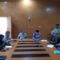 Kadisdik Kabupaten Sukabumi, Eka Nandang didampingi Sekdisdik Kabupaten Sukabumi, Khusyairin saat rakor pembahasan pendidikan.
