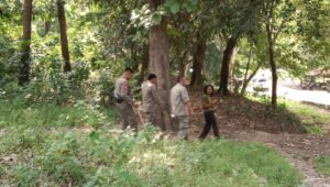 Potret ODGJ Bawa Parang di Hutan Kota Palabuhanratu Diamankan