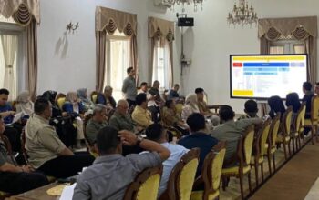 SUASANA: Rapat pembahasan Raperda RPJMD Kabupaten Sukabumi Tahun 2025–2029 di Pendopo Sukabumi.(FOTO: Nandi/Radar Sukabumi)