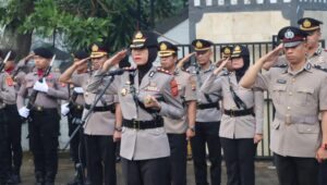 Sambut Hari Bhayangkara ke-79, Polresta Upacara Ziarah dan Tabur Bunga