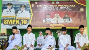 Tahfidz Jadi Pondasi Karakter, SMPN 16 Kota Sukabumi Siapkan Generasi Qur’ani