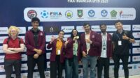 Tim Robotik Internasional Nusa Putra University Tembus 3 Besar Dunia di FIRA Indonesia