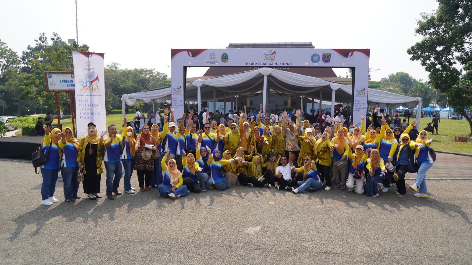 Dinas Pengendalian Penduduk dan Keluarga Berencana (DPPKB) Kabupaten Sukabumi turut ambil bagian dalam peringatan Hari Keluarga Nasional (Harganas) ke-32