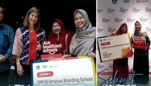 Inovasi RESIK Bikin SMP Al Umanaa Boarding School Raih Juara 2 Nasional AIA Healthiest Schools 2025