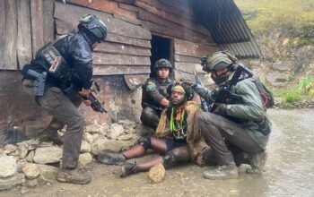 Penangkapan Male Telenggen di Puncak Jaya, Papua Pegunungan/Ist