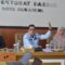 SAMBUTAN: Wakil Wali Kota Sukabumi, Bobby Maulana Pemantauan Penyelesaian Kerugian Daerah Semester I Tahun 2025 yang digelar Inspektorat Kota Sukabumi, Selasa (8/7).