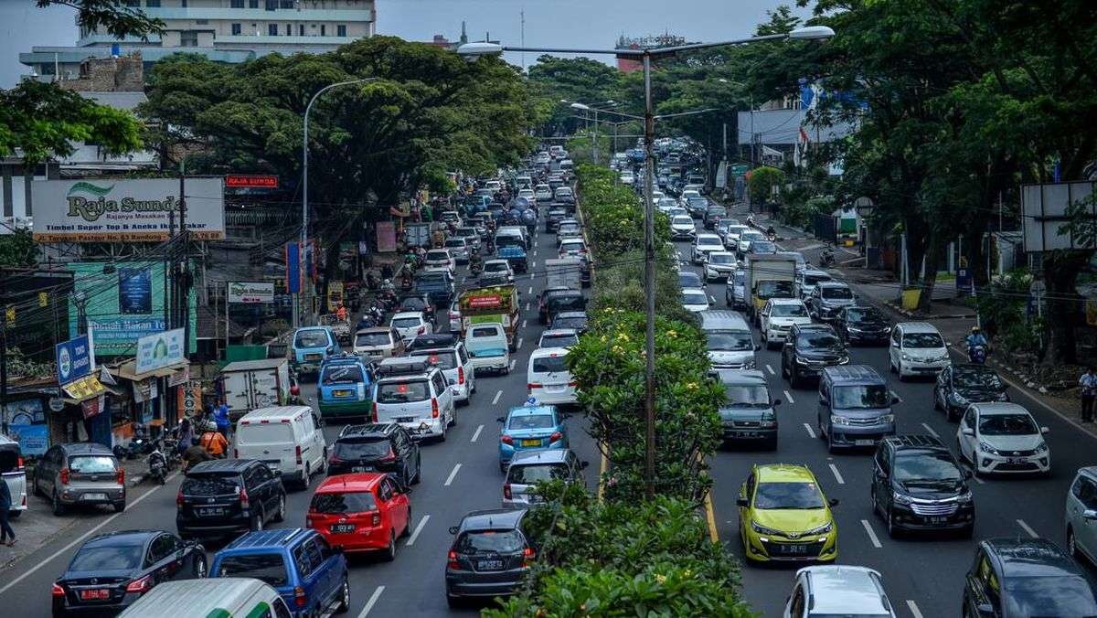 ILUSTRASI: Jalanan Macet Kota Bandung. (foto: Ist/Hms)