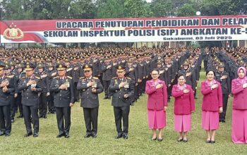 Kepala Kepolisian Republik Indonesia (Kapolri), Jenderal Listyo Sigit Prabowo, secara resmi melantik 1.848 Siswa Sekolah Inspektur Polisi (SIP) Angkatan ke-54 Gelombang I dan 10 Siswa SIP Khusus Intelijen tahun 2025.