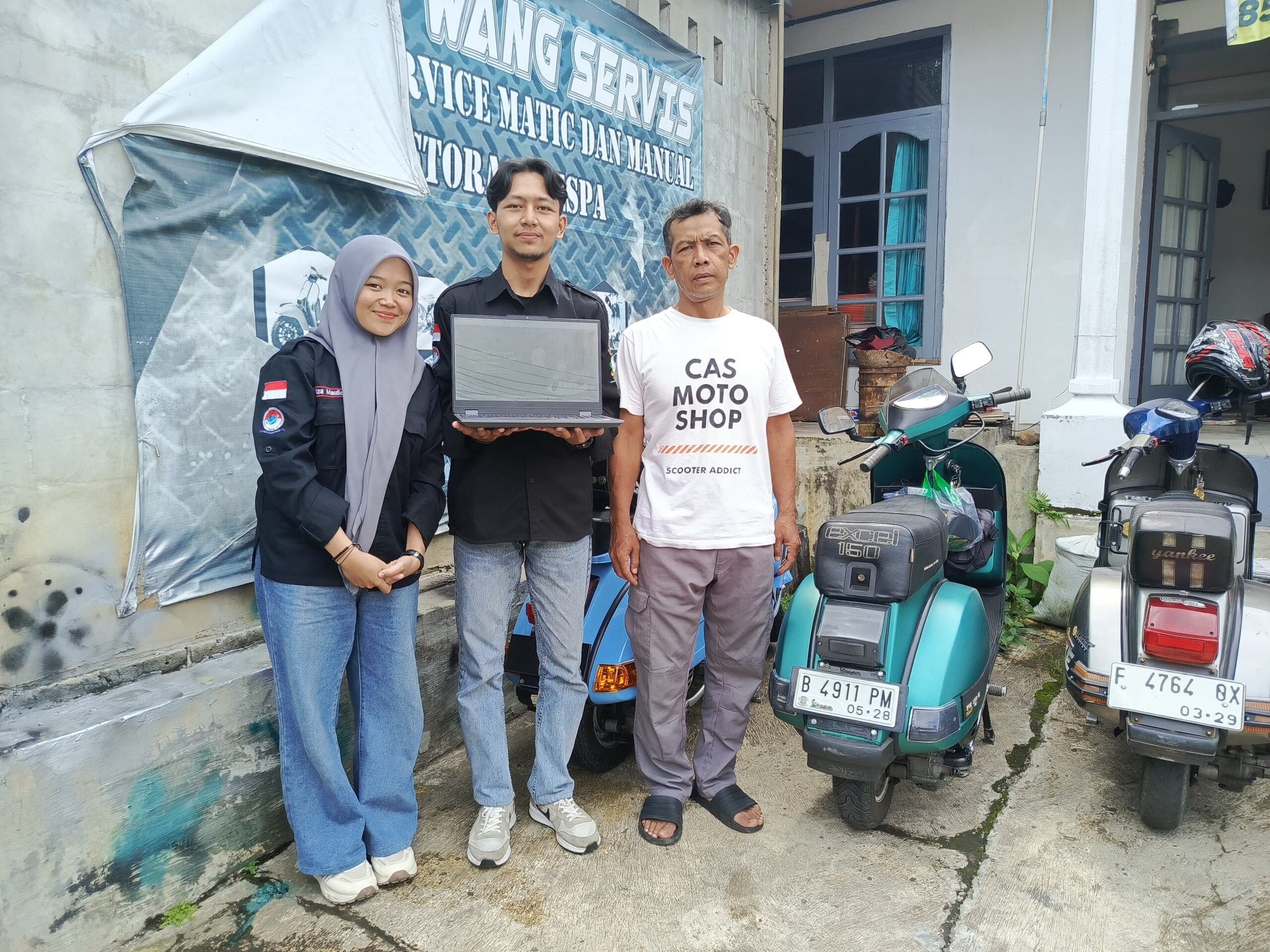 Dua mahasiswa Universitas Muhammadiyah Sukabumi (UMMI) menciptakan inovasi digital untuk mendukung pelaku usaha mikro di bidang otomotif.