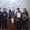 DIDAMPINGI : Orangtua korban saat melaporkan kasus anaknya menjadi pencabulan ke Lembaga Bantuan Hukum Sukabumi Officium Nobile (LBH SON), belum lama ini.