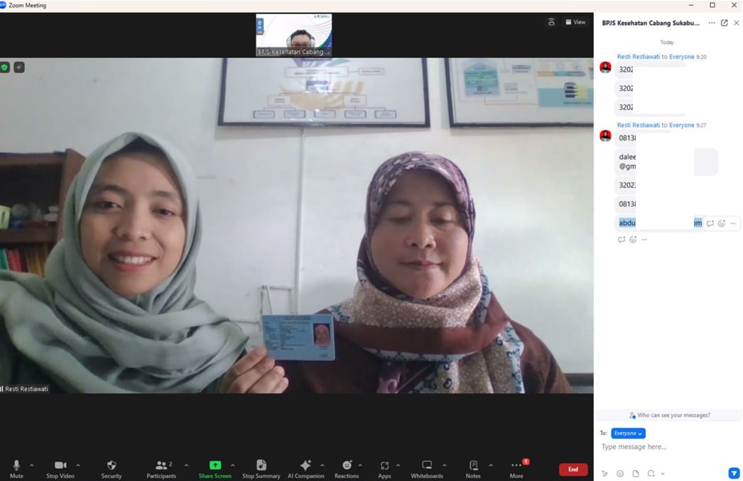 Inovasi layanan BPJS Kesehatan melalui BPJS Online menyentuh pelosok Desa Babakan, Kecamatan Cisaat, Kabupaten Sukabumi.