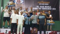 PB Dinkes Kota Sukabumi Jawara Turnamen Ciaul Ngahiji