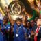 Pemain Chelsea merayakan keberhasilan mereka menjadi juara Piala Dunia Antarklub FIFA 2025 seusai mengalahkan Paris Saint-Germain (PSG) dengan skor 3-0 pada partai final di Stadion MetLife, New Jersey, Minggu (13/7/2025). (FIFA.com)
