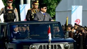 Presiden Prabowo Pimpin Upacara HUT Ke-79 Bhayangkara