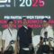 Kaesang Pangarep kembali terpilih sebagai Ketua Umum DPP Partai Solidaritas Indonesia (PSI) periode 2025-2030 yang ditetapkan dalam Kongres PSI 2025 di Solo, Jawa Tengah, Sabtu (19/7/2025). (Mentari Dwi Gayati)