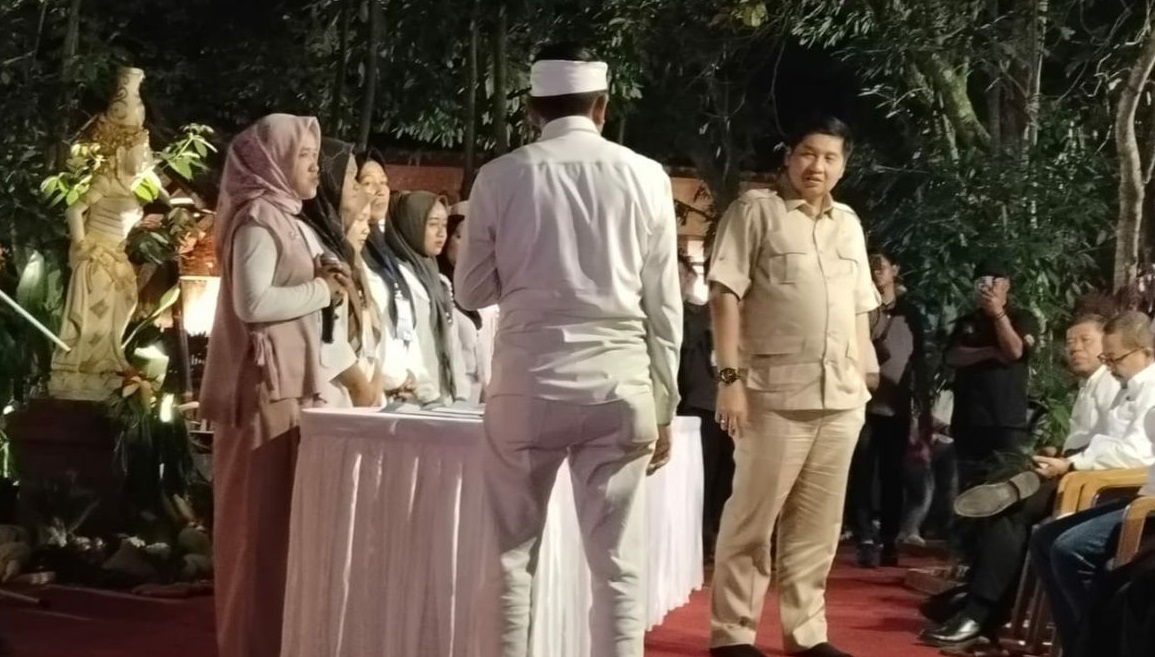 Menteri PKP Maruarar Sirait saat kegiatan Kolaborasi Pembiayaan Mikro Perumahan atau "Pembiayaan Home", di Lembur Pakuan Subang.