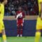 Robi Darwis bersiap melakukan lemparan ke dalam di laga Indonesia U-23 vs Malaysia U-23, Senin (21/7/2025).