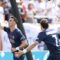 Gelandang Paris Saint-Germain (PSG) Fabian Ruiz (kiri) selebrasi setelah memasukkan gol ke gawang Real Madrid. Paris Saint-Germain (PSG) melaju ke final Piala Dunia Antarklub FIFA 2025 setelah menghajar Real Madrid dengan skor telak 4-0 pada semifinal di Stadion Metlife, New Jersey, Kamis dini hari WIB. (www.psg.fr)