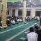 SAMBUTAN: Bupati Sukabumi, Asep Japar, saat memberikan sambutan pada perayaan Tahun Baru Islam 1447 H dan Milad Penegakan Syariat Islam (PSI) di Ponpes Azzainiyyah, Kecamatan Sukabumi, Sabtu (05/07).(FOTO: UNTUK RADAR SUKABUMI)