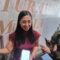 DIWAWANCARAI: Direktur Grand Permata Hijau, Audrey Clarissa saat diwawancara sejumlah media, Rabu (9/7).((FT: BAMBANG/RADARSUKABUMI))