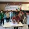 FOTO : DENDI/RADAR SUKABUMI DEKLARASI : Kemenag Kabupaten Sukabumi, bersama berbagai unsur saat deklarasi pernyataan komitmen cegah konflik sosial berdimensi keagamaan di aula Kemenag Kabupaten Sukabumi.