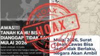 Cek Fakta Kementerian ATR/BPN Tegaskan Tanah Girik Tidak Akan Diambil Negara pada 2026