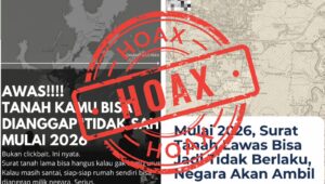 Cek Fakta Kementerian ATR/BPN Tegaskan Tanah Girik Tidak Akan Diambil Negara pada 2026