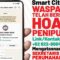 Flayer nomor WhatsApp palsu yang mencatut nama Sekretaris Disperkim Kabupaten Sukabumi.