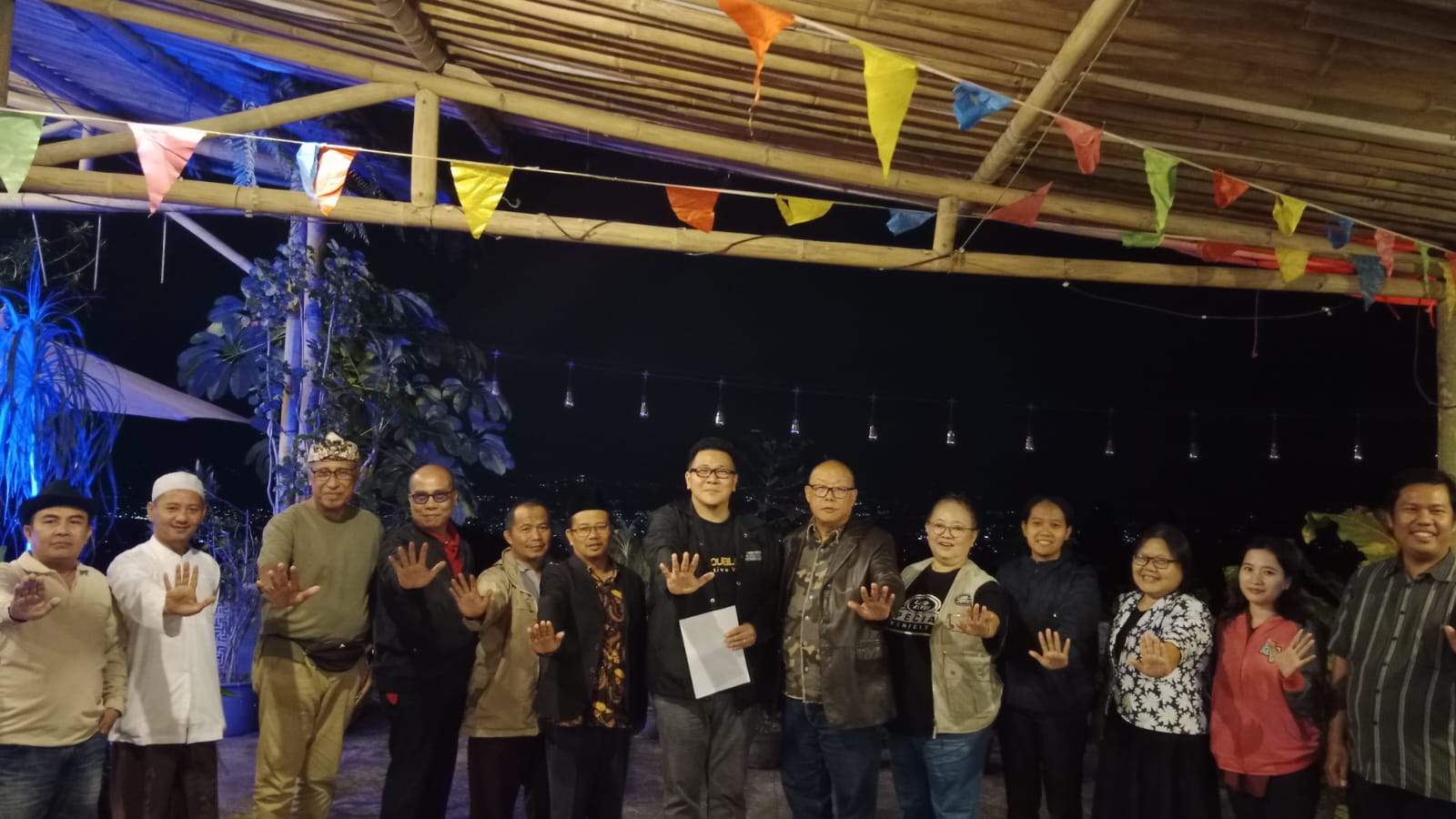 KOMPAK : sejumlah tokoh lintas agama dari wilayah Cicurug dan Cidahu, Kabupaten Sukabumi, menyatakan komitmennya untuk menjaga kerukunan serta memperkuat toleransi antarumat beragama.