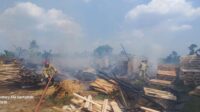 Gudang Pengolahan Kayu di Parakansalak Ludes Terbakar, Warga Panik