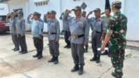 Linmas Cikembar Siap Harumkan Nama Kecamatan di Ajang Baris-Berbaris