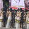 FOTO : NANDI/ RADARSUKABUMI Suasana upacara peringatan Hari Jadi ke-75 Satuan Polisi Pamong Praja (Satpol PP) dan Hari Jadi ke-63 Satuan Perlindungan Masyarakat (Satlinmas) Kabupaten Sukabumi.