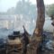 FOTO : NANDI/ RADARSUKABUMI Suasana warung di Palangpang, Desa Ciwaru, Kecamatan Ciemas, Kabupaten Sukabumi terbakar.