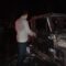 Sebuah mobil Jeep hangus terbakar di Jalan Raya Cimahpar, Desa Sukamukti, Kecamatan Waluran, Kabupaten Sukabumi, Minggu malam (27/7/2025) pukul 23.30 WIB.
