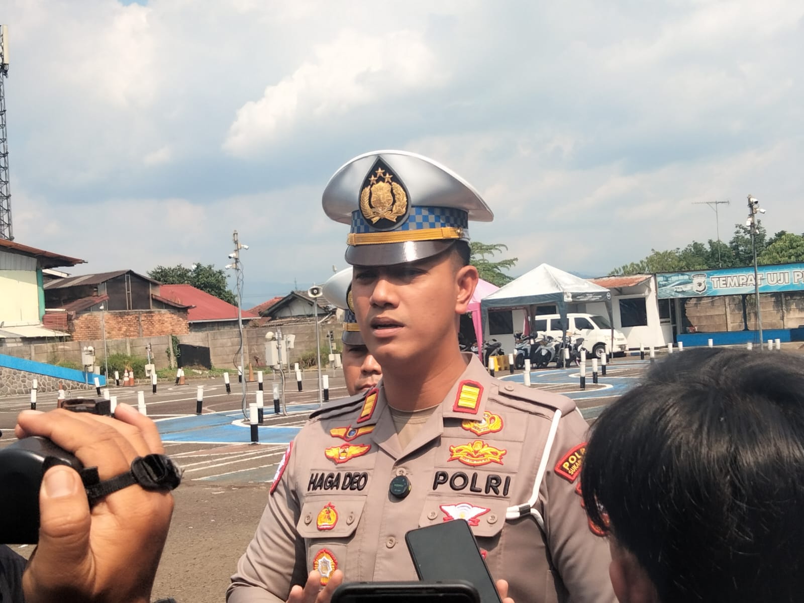 Kasat Lantas Polres Sukabumi Kota, AKP Haga Deo Harefa,
