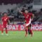 Selebrasi penyerang Timnas Indonesia U-23, Jens Raven setelah membobol gawang Brunei Darussalama U-23 di Piala AFF U-23 2025.
