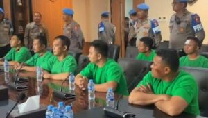 Penampakan Tujuh Anggota Brimob yang Lindas Ojol Affan Kurniawan Dipatsuskan