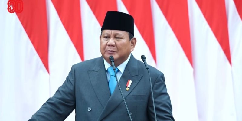 Presiden Prabowo Subianto saat pidato di Sidang Tahunan MPR/DPR/DPD di Kompleks Parlemen, Senayan, Jakarta. (Foto: YouTube Sekretariat Kabinet)