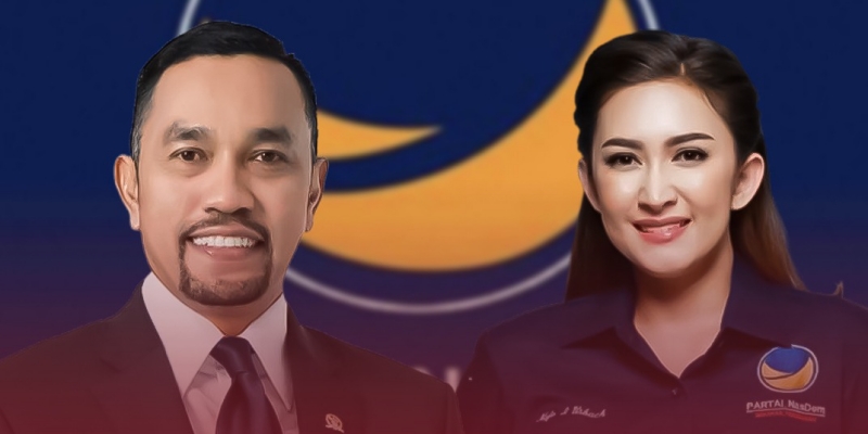 Sahroni dan Nafa Urbach dinonaktifkan dari anggota DPR Fraksi Nasdem. 
