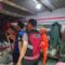 ASESSMENT : Petugas BPBD Kabupaten Sukabumi, saat melakukan asessment di salah satu lokasi terdampak bencana alam pada Minggu (03/8) malam.