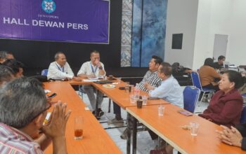 Rapat SC, persiapan Kongres Persatuan PWI di Hall Dewan Pers, Jakarta, Senin (4/8). (foto: Istimewa)