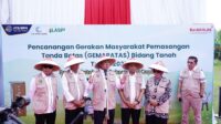 Menteri ATR/BPN Canangkan Gerakan Pemasangan Patok Batas Tanah di Purworejo