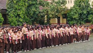 SMPN 10 Kota Sukabumi Sukses Jadi Tuan Rumah Upacara HUT Pramuka ke-64 se-Warudoyong