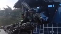 Detik-detik Bus MGI Jurusan Palabuhanratu-Bogor Kecelakaan di Tol Bocimi, Tiga Warga Jadi Korban