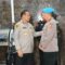 Kadiv Propam Polri Irjen Pol Abdul Karim (kedua kanan) bersama Kapolda Metro Jaya Irjen Asep Edi Suheri saat memberi keterangan kepada media di Jakarta, Jumat (29/8/2025).