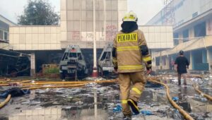 Markas Gegana di Jakpus terbakar pada Minggu petang
