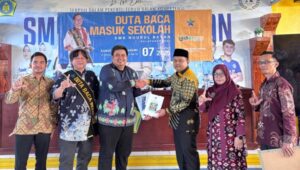 Perpusnas dan Diarpus Gaungkan Budaya Baca di SMK Nuurul Bayan Sukabumi