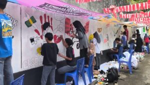 Kantor DP3A Disulap Jadi Galeri Mural, Anak-anak Suarakan Perlindungan Lewat Seni