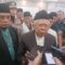 FT: BAMBANG/RADARSUKABUMI ANTUSIAS: Mantan Wakil Presiden RI, Ma'ruf Amin saat menghadiri Holaqoh transformasi untuk kebangkitan Pondok Pesantren di Sukabumi, Kamis (14/8).