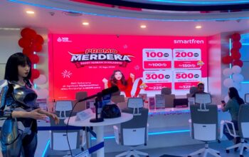 XL CENTER RASUNA SAID: Suasana XL Center di XLSMART Tower Jl. Rasuna Said (15/08). XLSMART dukung kemeriahan perayaan Hari Kemerdekaan ke-80 Republik Indonesia dengan meluncurkan berbagai promo spesial layanan XL PRIORITAS, AXIS, Smartfren, XL SATU, dan XL SATU BIZ. (ist)